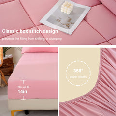 DOWNCOOL drap-housse ajusté sur matelas pour démontrer l'élasticité et maintien