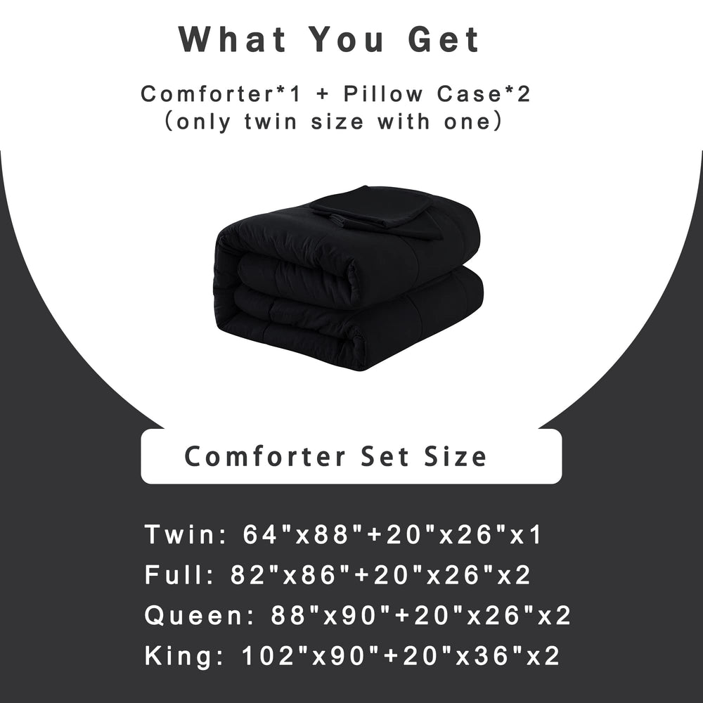 DOWNCOOL comparaison taille montrant proportions 64x88 pour lit twin