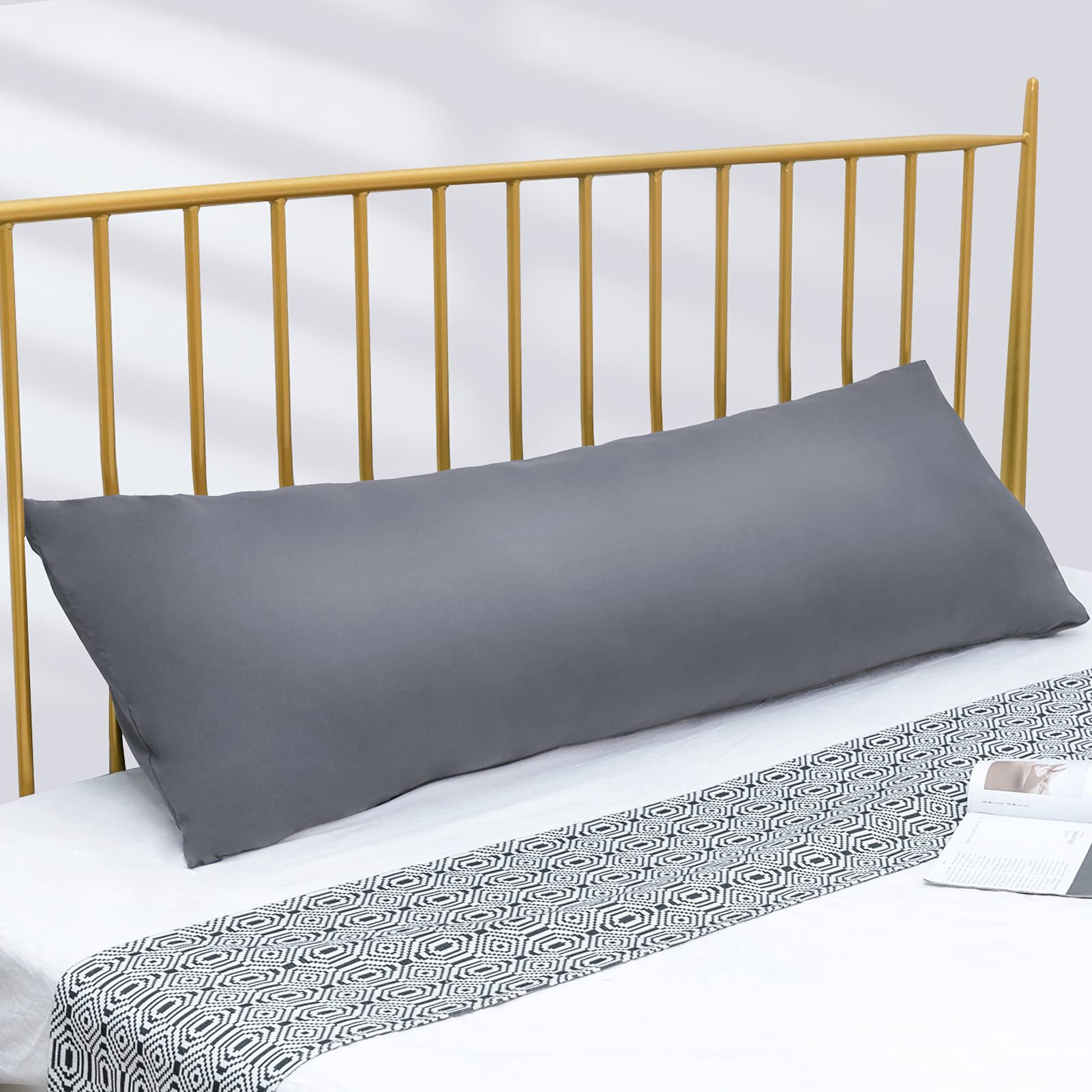 DOWNCOOL housse microfibre gros plan, texture douce et respirante pour confort