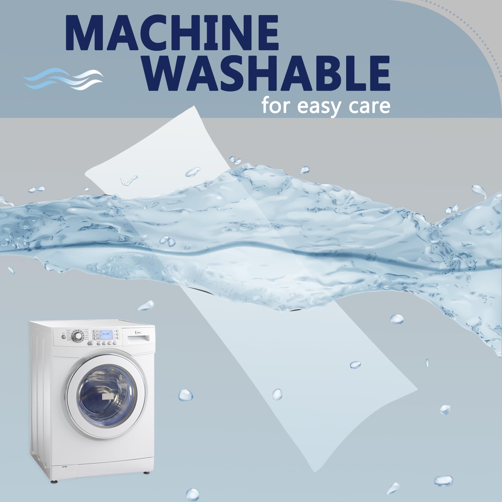 DOWNCOOL housse ouverte montrant fermeture éclair, retrait facile pour lavage