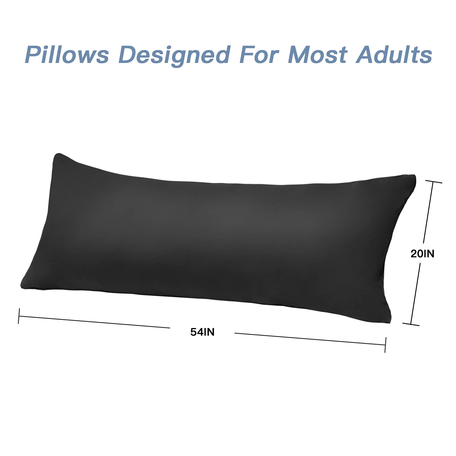 DOWNCOOL oreiller placé sur un lit démontrant soutien et longueur