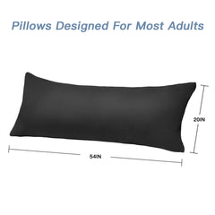 DOWNCOOL oreiller placé sur un lit démontrant soutien et longueur