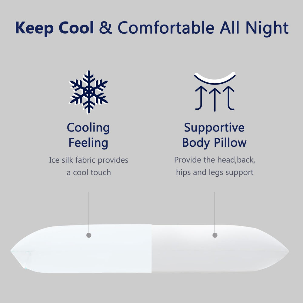 DOWNCOOL oreiller utilisé au lit pour dormir, soutien corporel complet