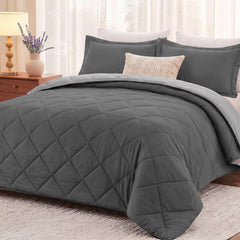 downluxe couette face avant montrant style charcoal et confort visuel
