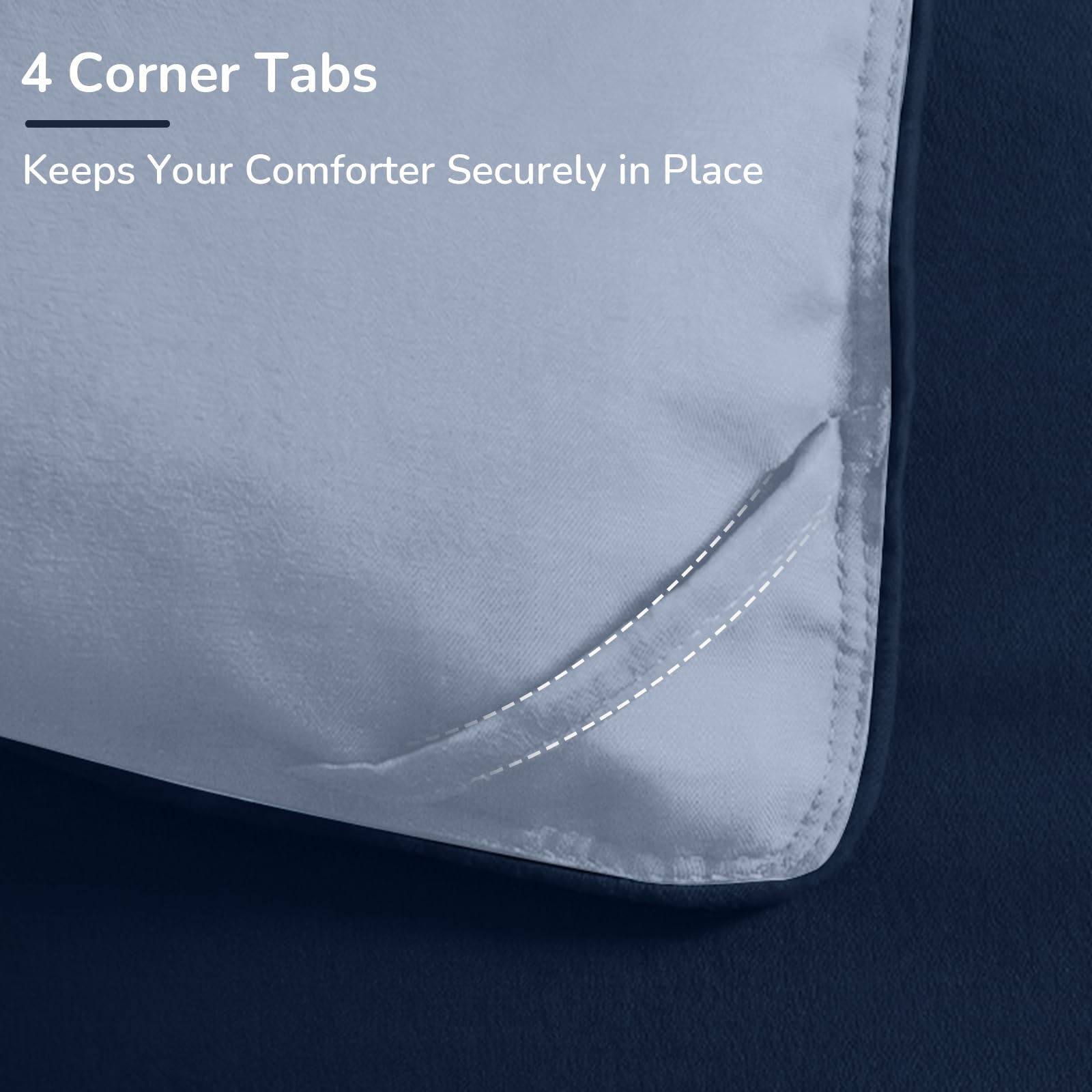 downluxe couette côté saphir illustrant option réversible pratique