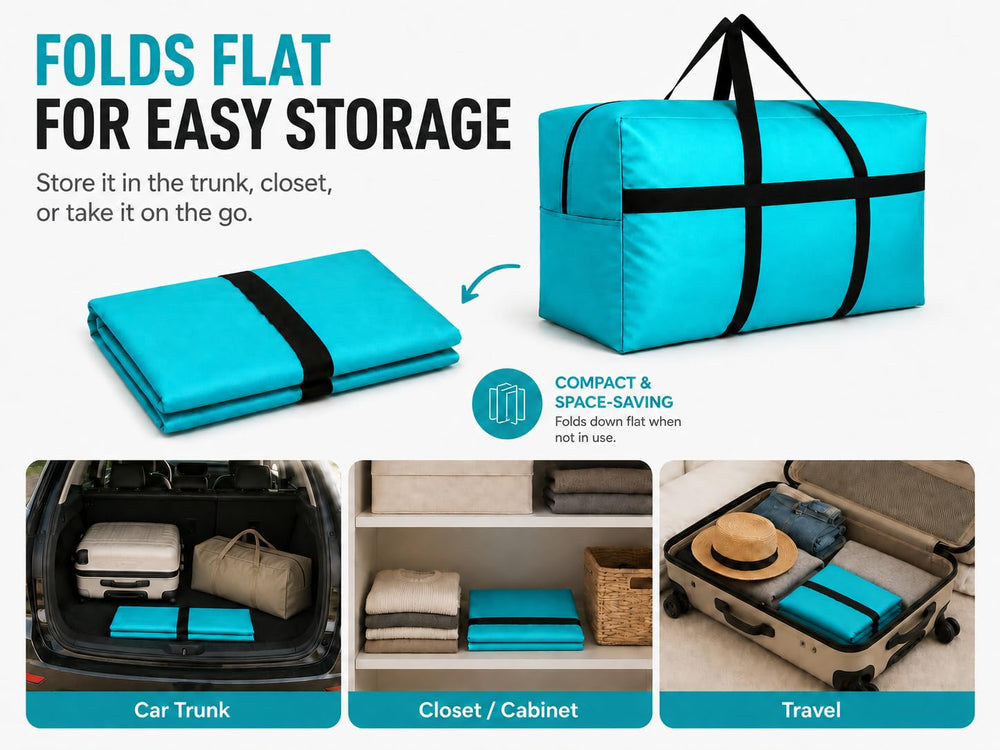 DoYiKe sac vide plié à plat pour rangement compact et gain de place