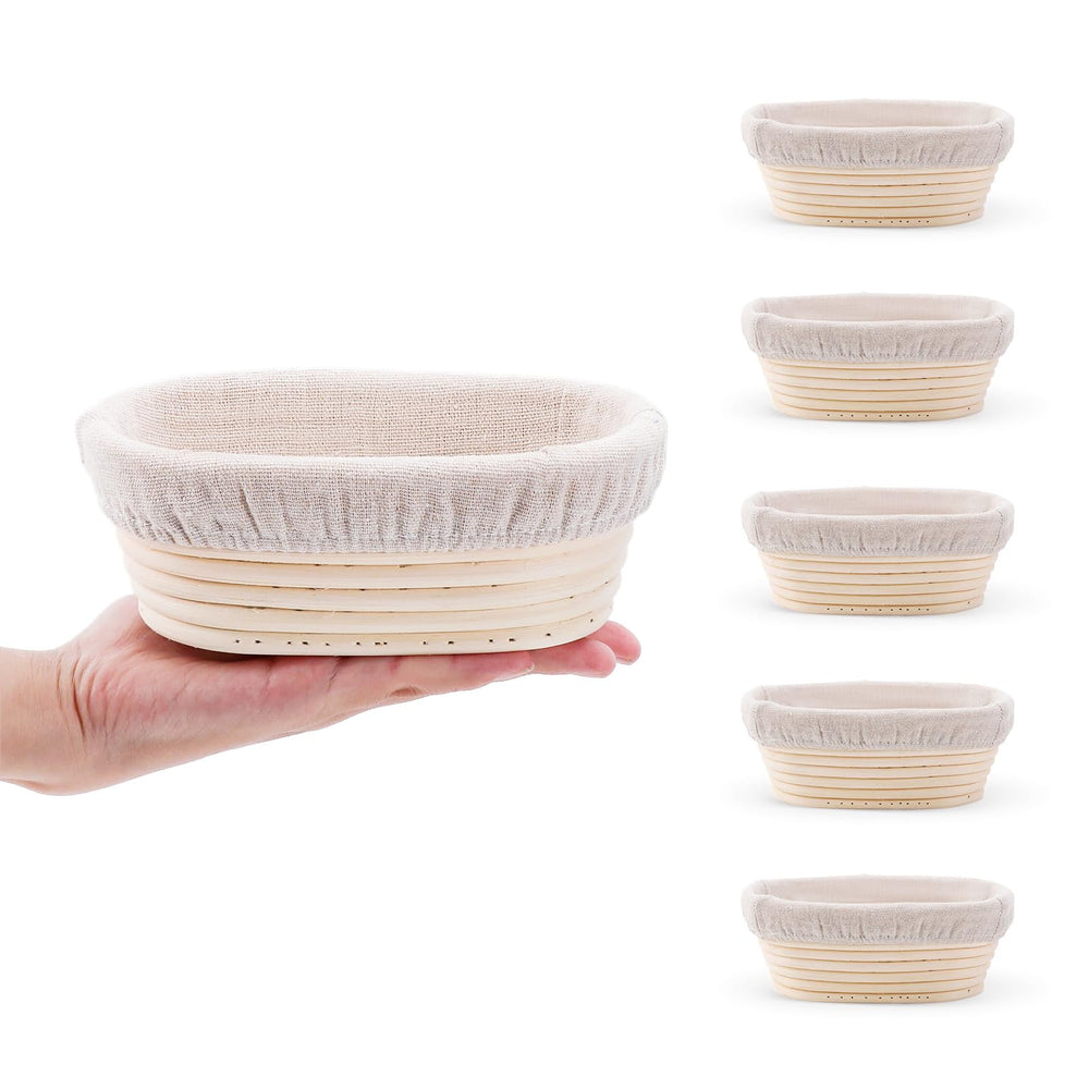 DOYOLLA banneton ovale face montrant la structure et favorisant une bonne fermentation