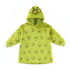 Dr. Seuss capuche 3D du Grinch montrant détails, amuse et protège la tête