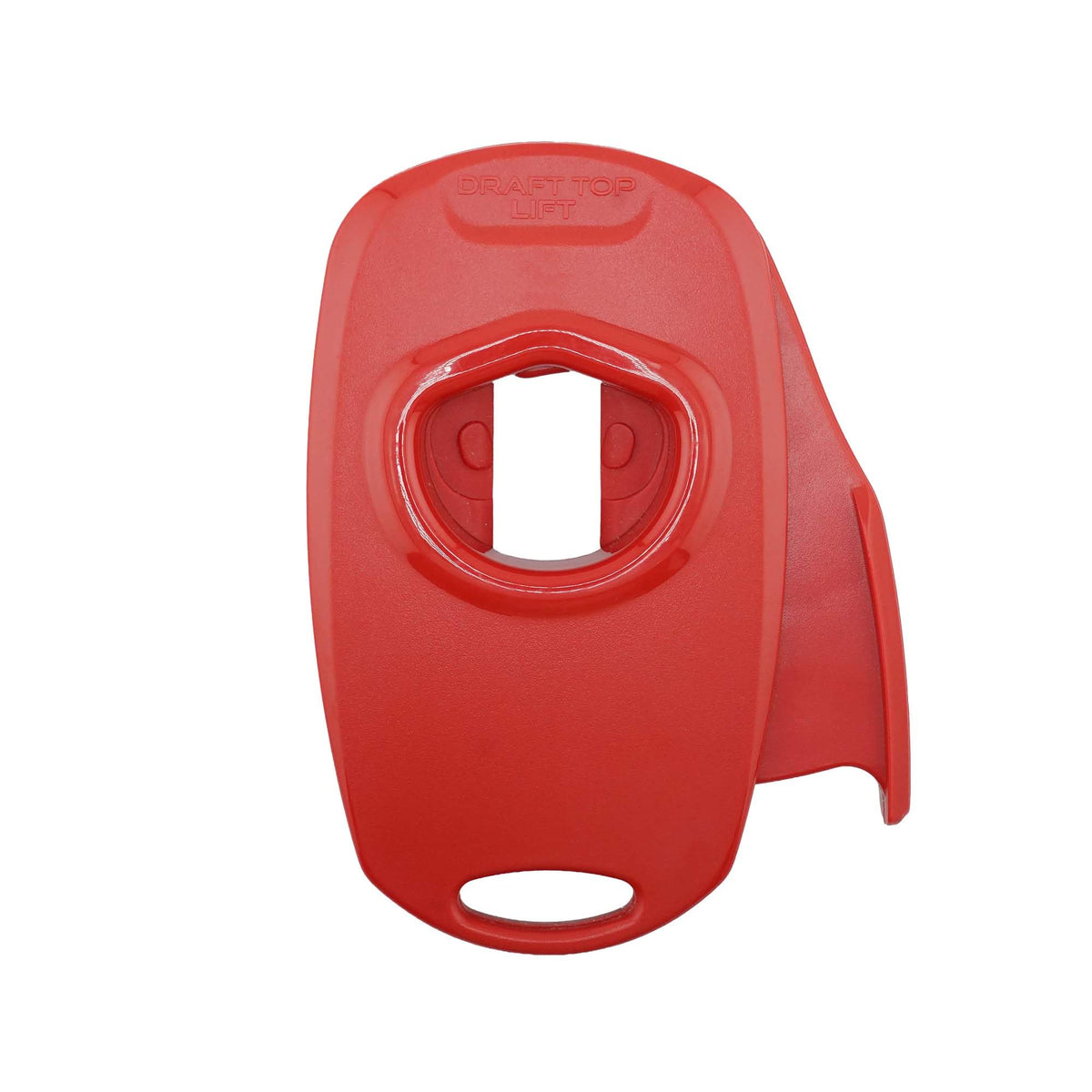 Draft Top Lift vue avant avec emballage rouge montrant l'outil portable Draft Top