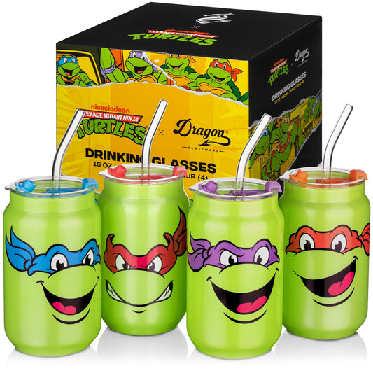 Dragon Glassware face du packaging montrant coffret thématique pratique