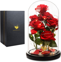 Dream of Flowers cloche face montrant la rose et l’ambiance romantique