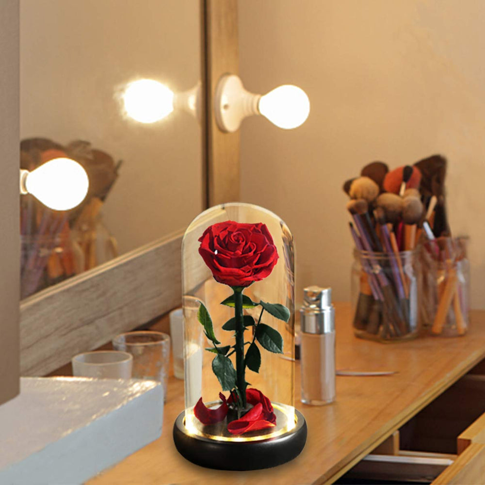 Dream of Flowers accessoires inclus : pétales décoratives et socle éclairé