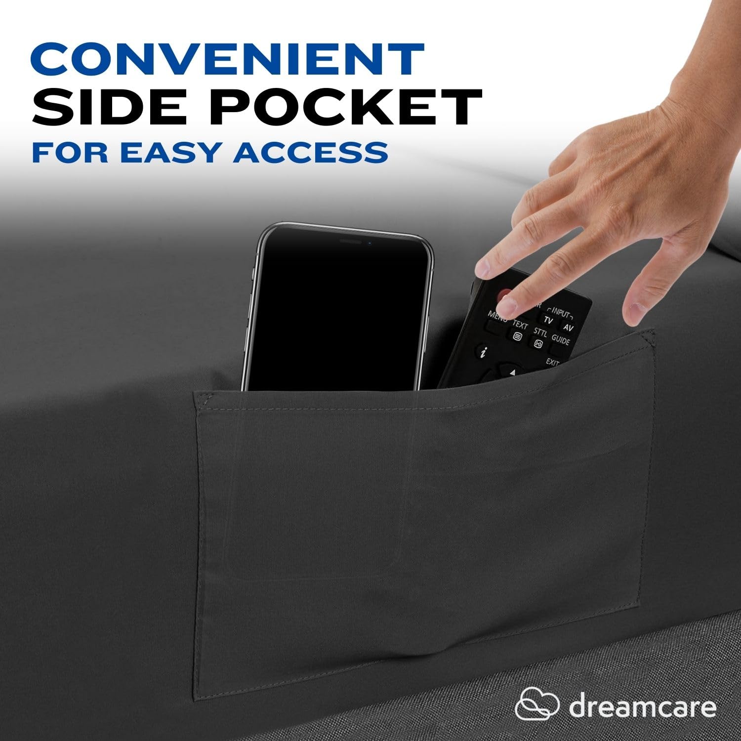 DREAMCARE coin avec sangle de maintien assurant ajustement sûr