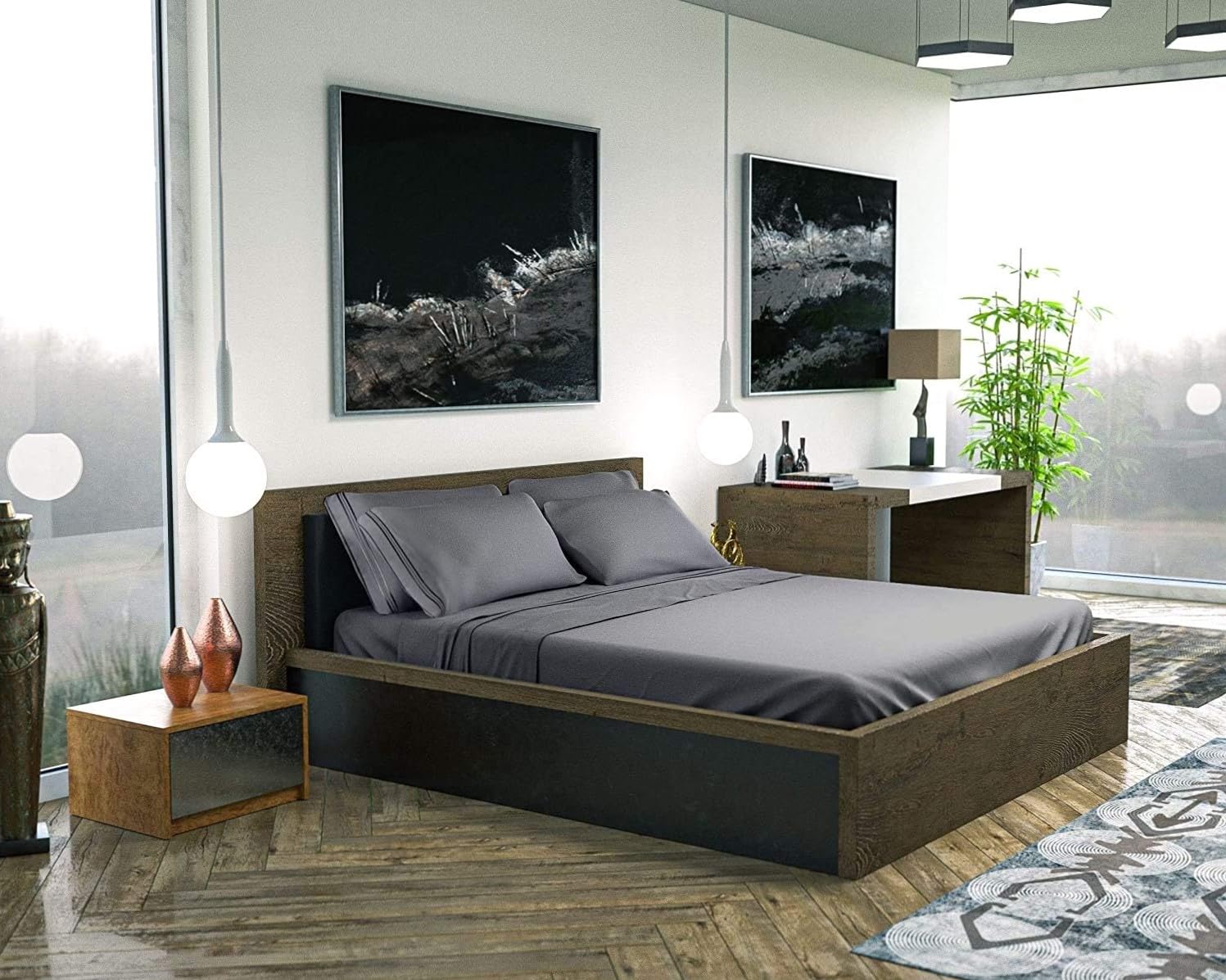 DREAMCARE drap-housse sur matelas épais montrant compatibilité jusqu'à 15 pouces