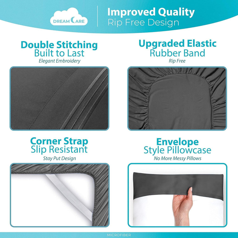 DREAMCARE draps installés sur lit scène lifestyle confort visuel et aspect rafraîchissant