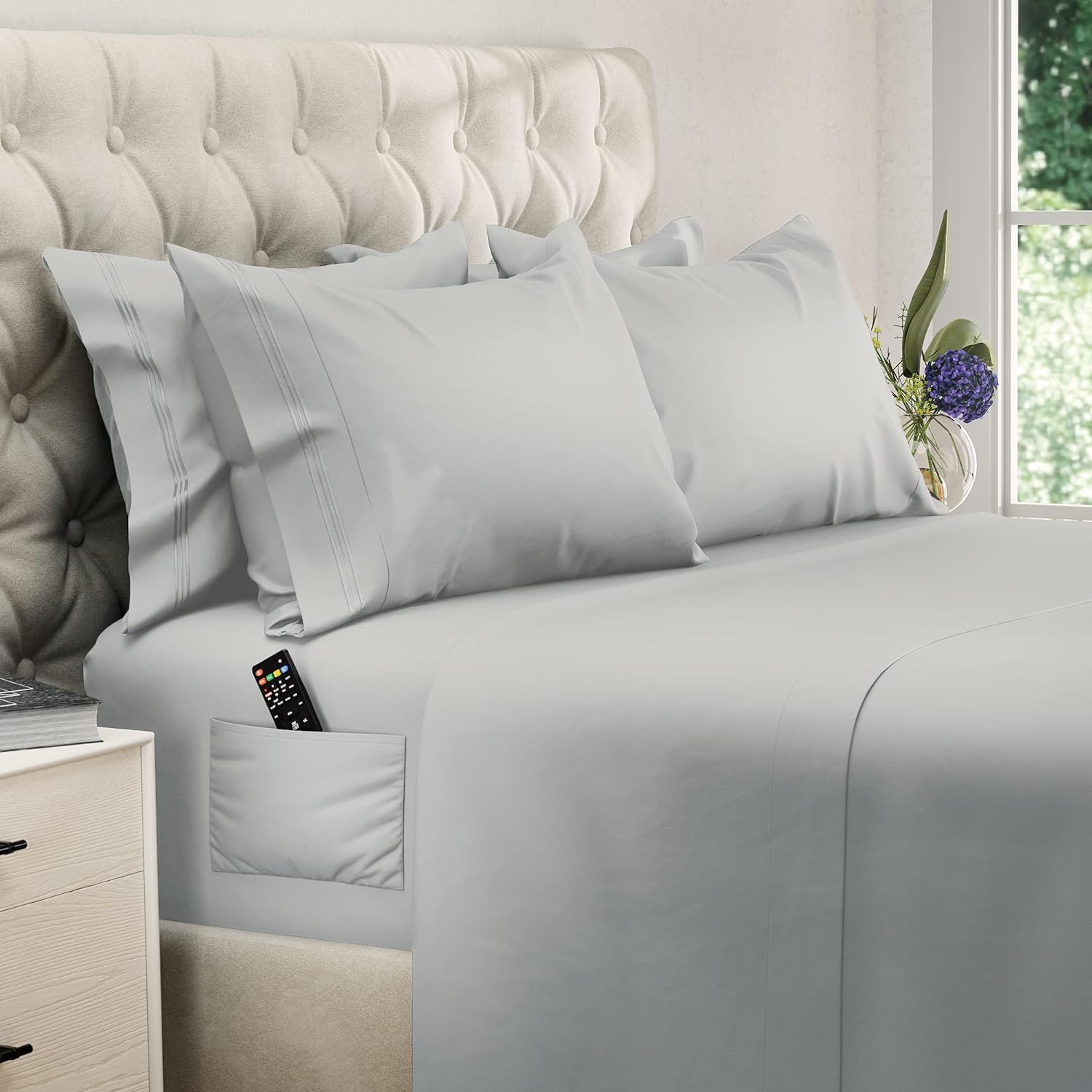 DREAMCARE packaging face montrant la parure king propre et organisée