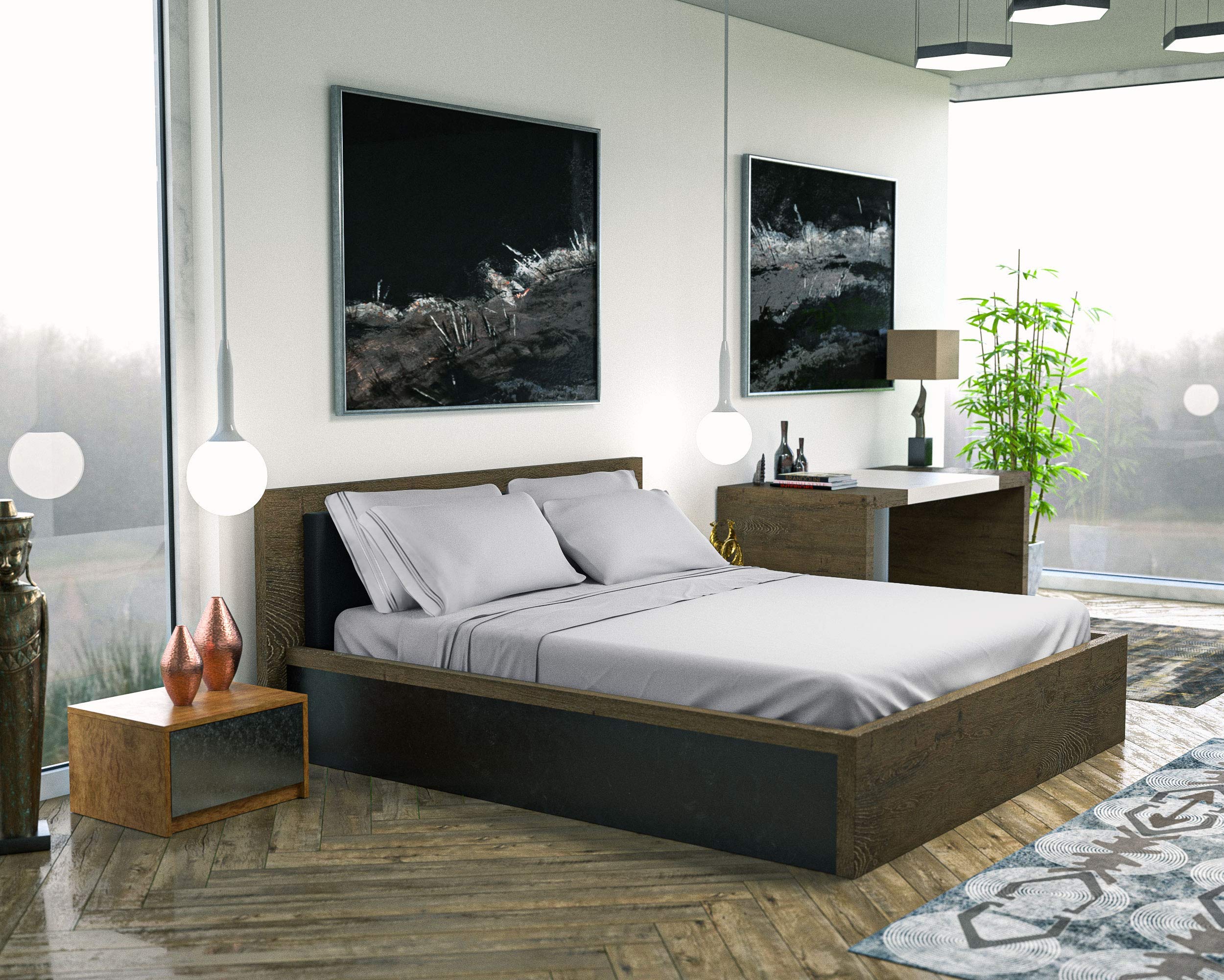 DREAMCARE comparaison d'échelle illustrant l'ajustement sur matelas épais