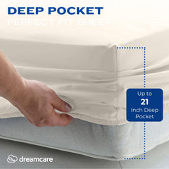 DREAMCARE housse extra profonde avec élastique pour maintien sûr