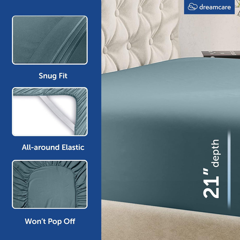DREAMCARE comparaison taille du drap-housse sur matelas profond pour ajustement sûr