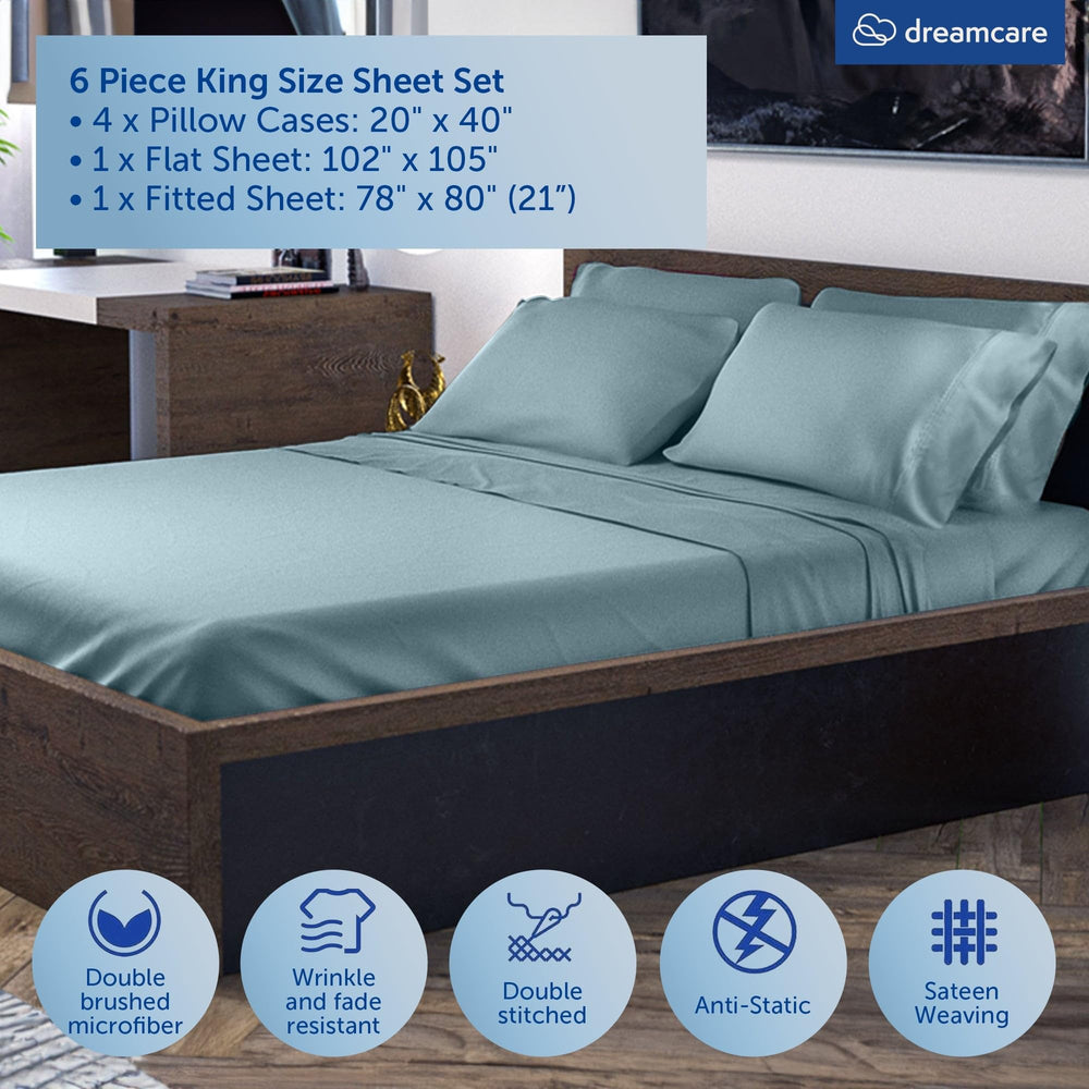 DREAMCARE détail de la microfibre brossée offrant douceur agréable au toucher