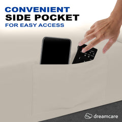 DREAMCARE poche latérale intégrée pour téléphone et petits objets