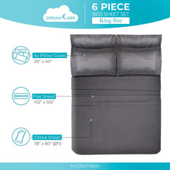 DREAMCARE poche latérale du drap-housse pour ranger téléphone et lunettes