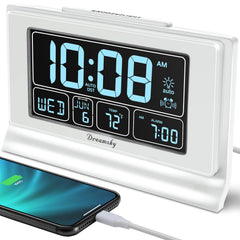 dreamsky face recto grand écran montrant heure lisible et confort visuel