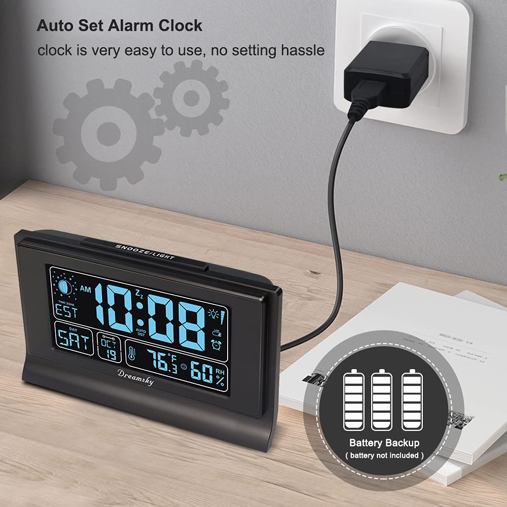 DreamSky gros plan affichage température et humidité pour confort