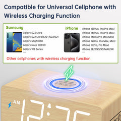 DreamSky chiffres lumineux 1.8" affichage large pour lecture facile au lit