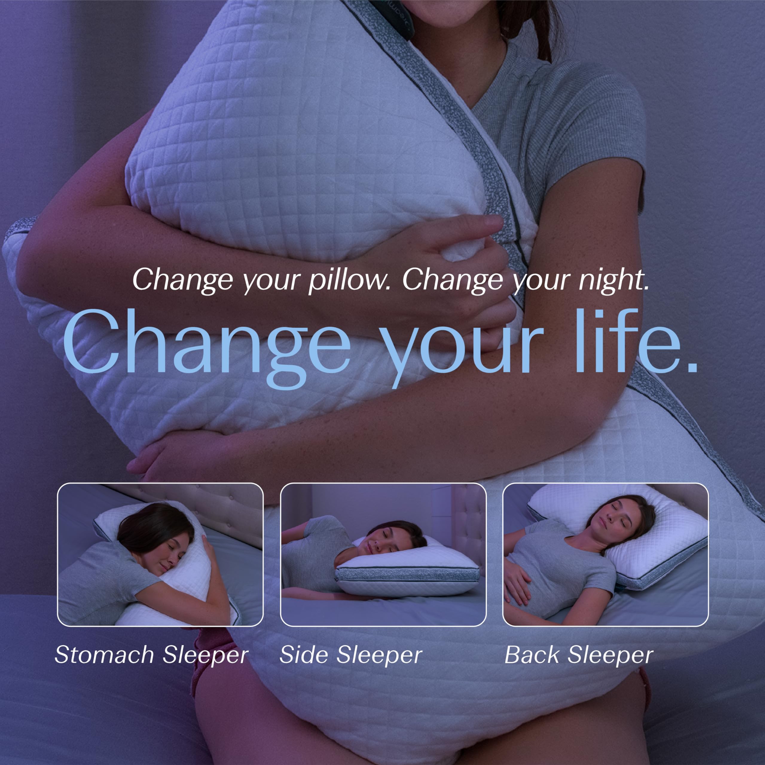 DreamyBlue comparaison échelle taille Queen adapté dormeurs latéraux