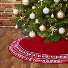 Dremisland jupe de sapin vue de face apportant chaleur décorative