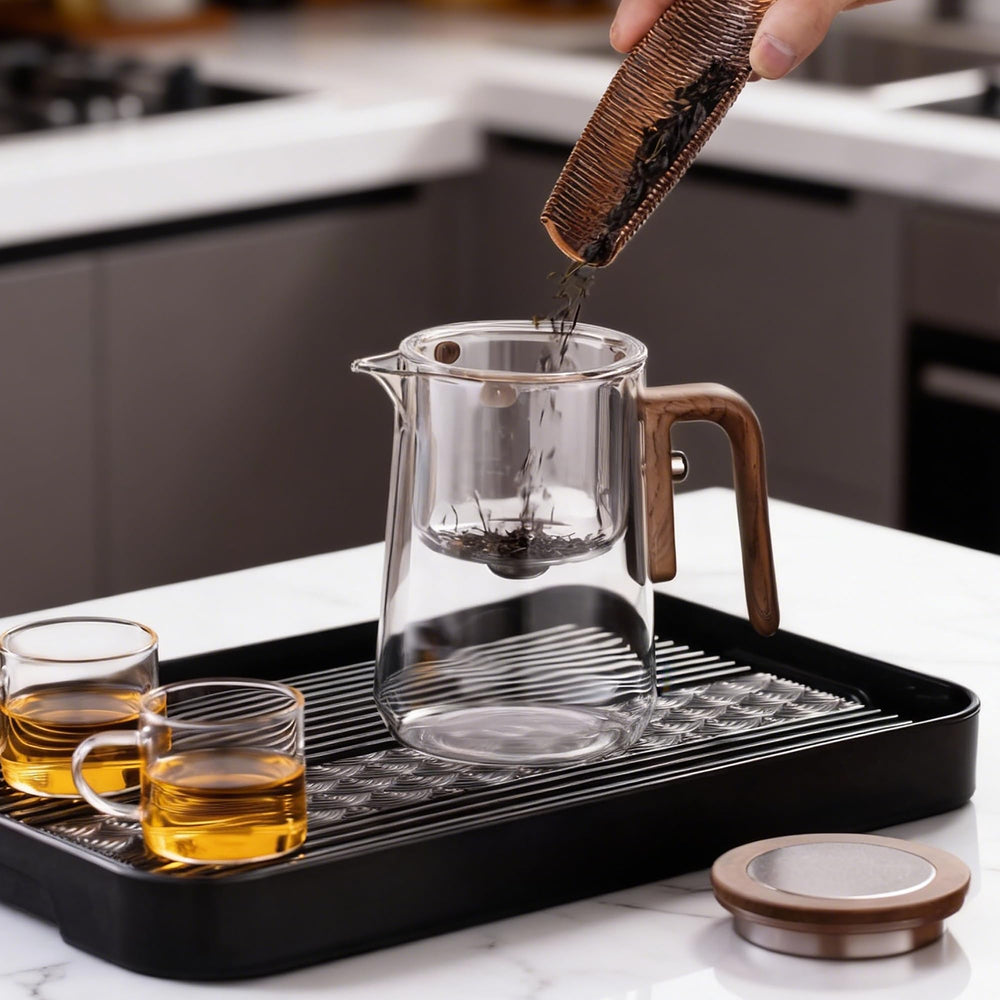 DRNKNSTX texture verre borosilicate illustrant résistance thermique