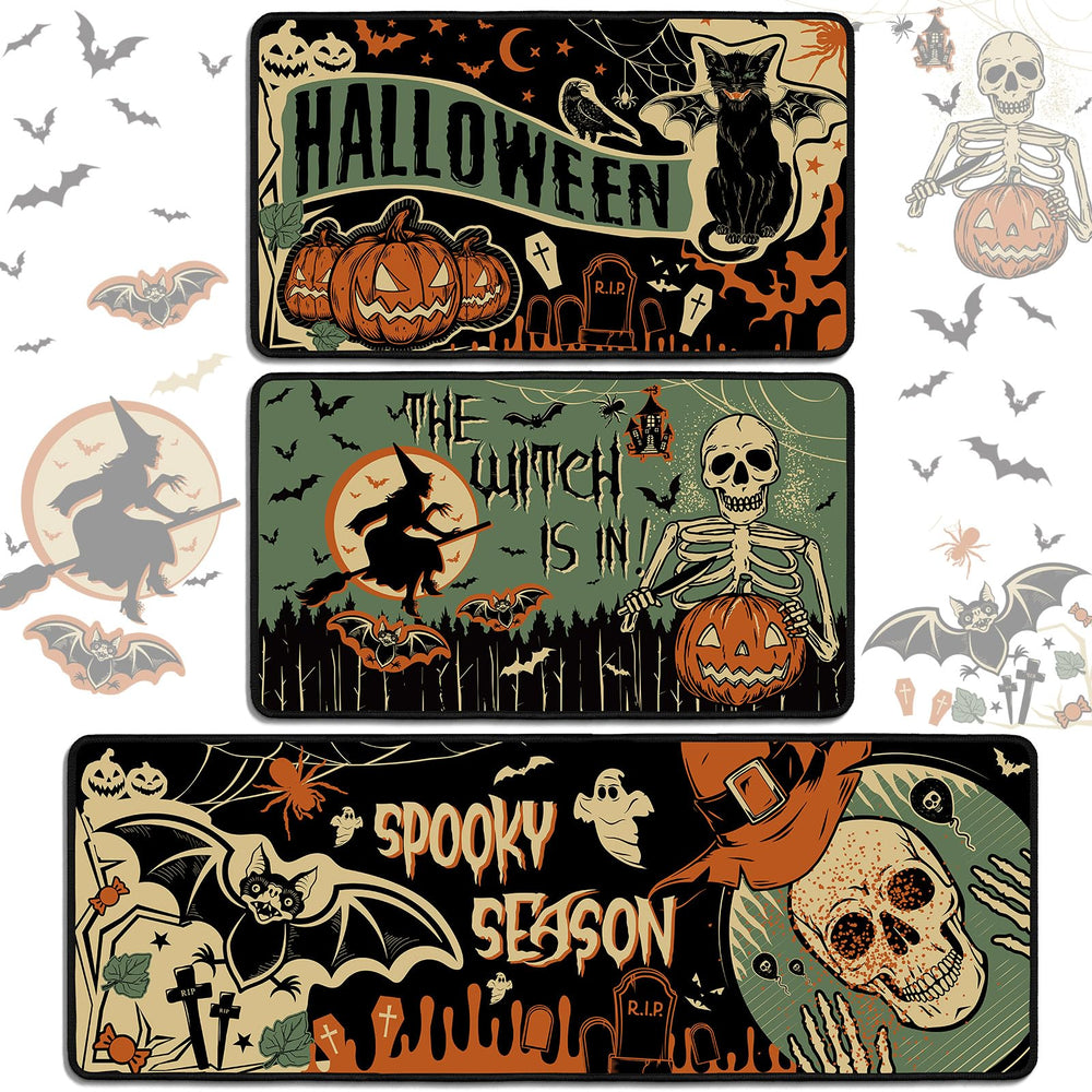Drydiet tapis face avant avec motifs Halloween pour décoration saisonnière