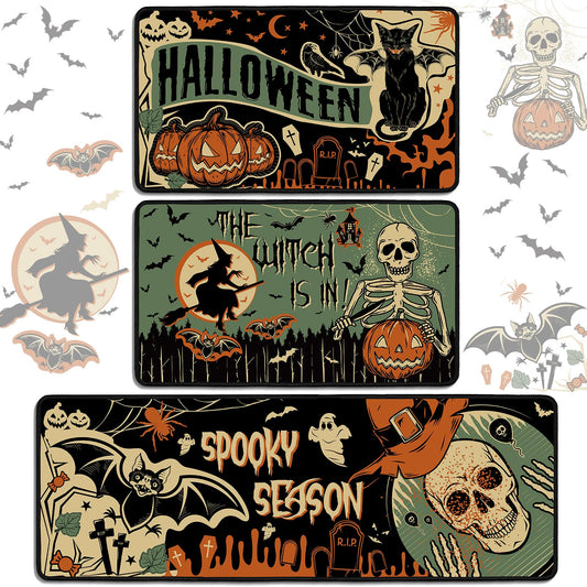 Drydiet tapis face avant avec motifs Halloween pour décoration saisonnière