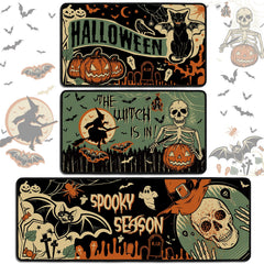 Drydiet tapis face avant avec motifs Halloween pour décoration saisonnière