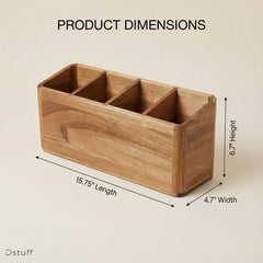 Dstuff gros plan bois d'acacia montrant texture et durabilité