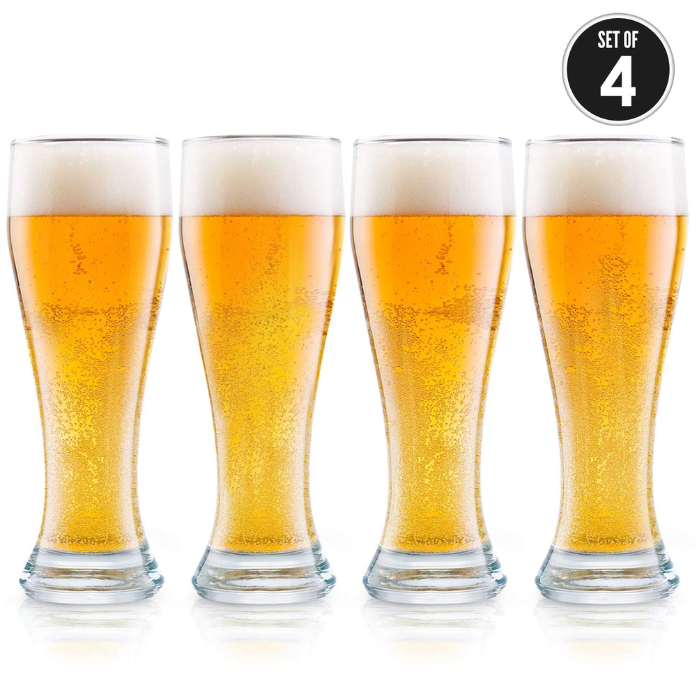 DU VINO vue avant du verre pilsner montrant clarté et élégance