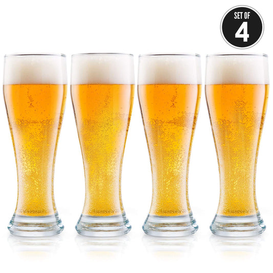 DU VINO vue avant du verre pilsner montrant clarté et élégance