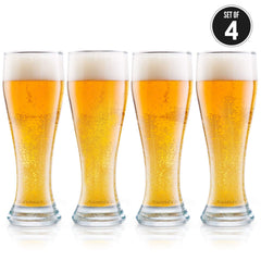 DU VINO vue avant du verre pilsner montrant clarté et élégance