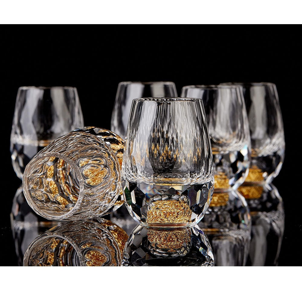DUJUST verre à shot devant sa boîte, présentation élégante et cadeau prêt