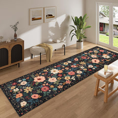 DUKINO gros plan du motif floral montrant esthétique et tenue