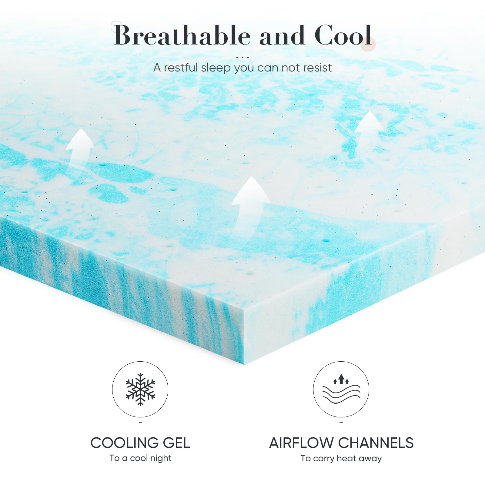 DUMOS housse amovible avec fermeture éclair métallique pour lavage facile