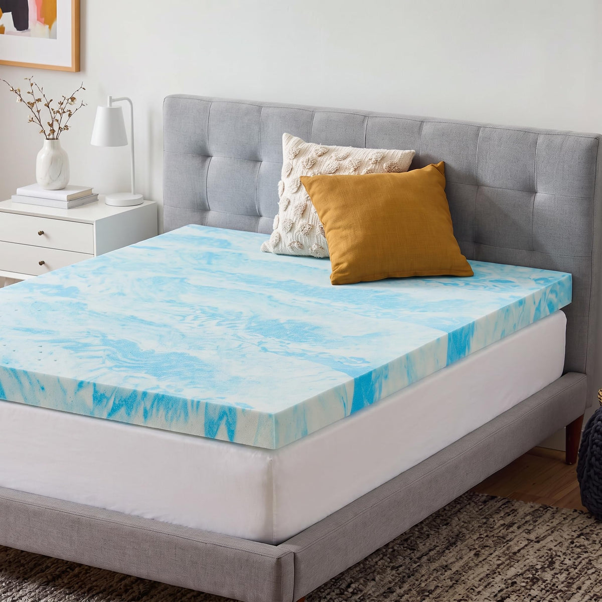 DUMOS surmatelas face pliable montrant confort et accueil