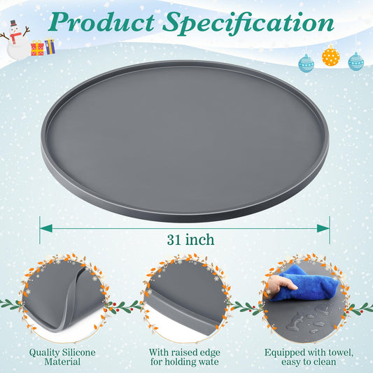 Dunkive tapis sapin détail du rebord élevé retenant les liquides