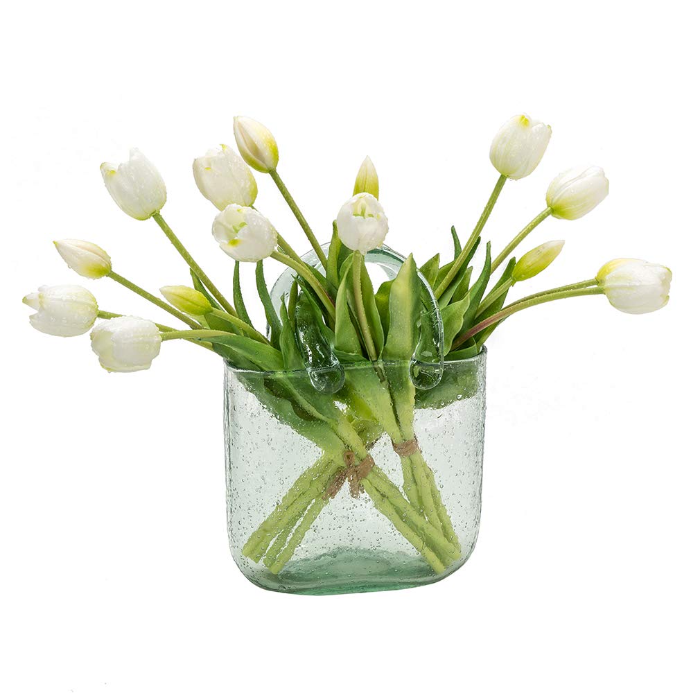 DUYONE bouquet de face montrant tenue élégante et couleur blanche
