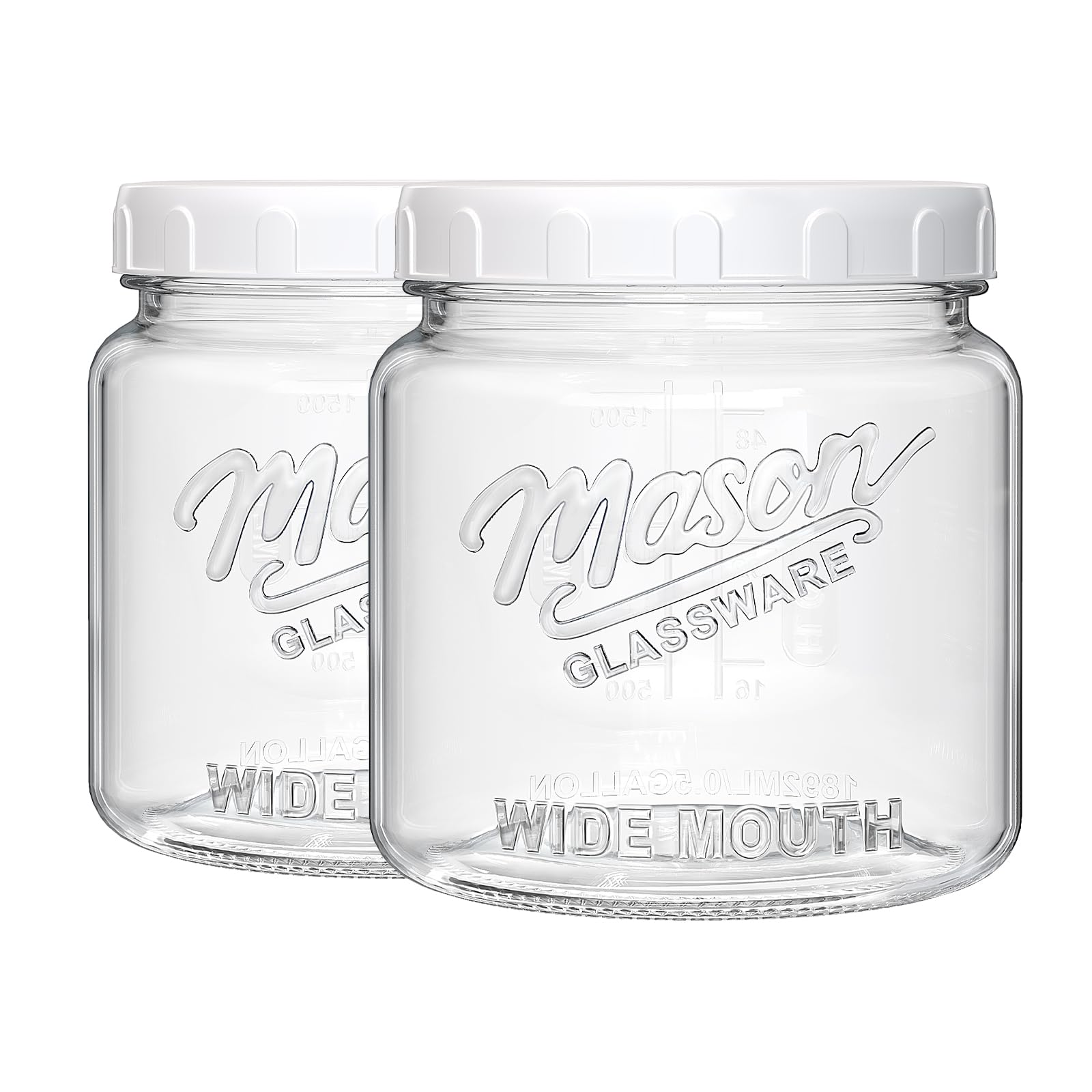 Dwbligt bocal 64 oz face avant montrant contenu visible et esthétique