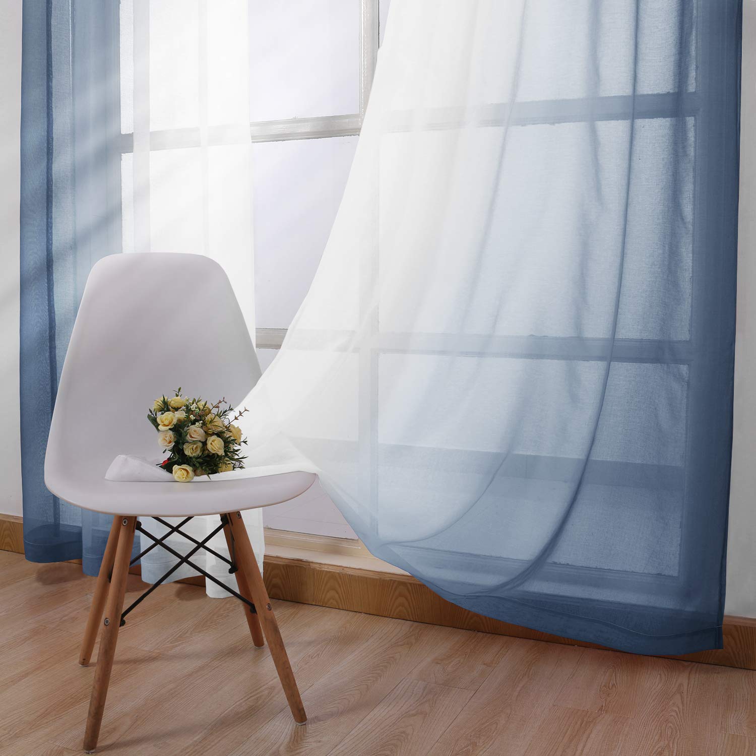DWCN texture du faux lin polyester durable au toucher et aspect lin