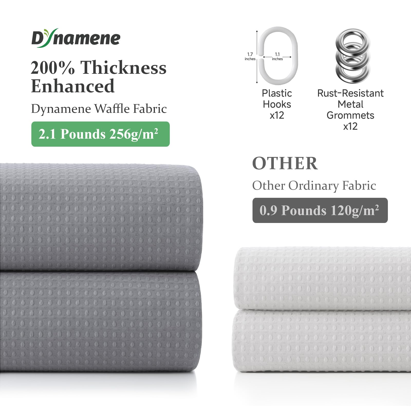 Dynamene rideau en situation dans une salle de bain moderne utile