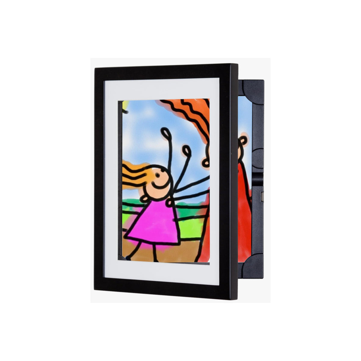 Dynamic Frames vue avant du Li’l Davinci montrant un rangement élégant