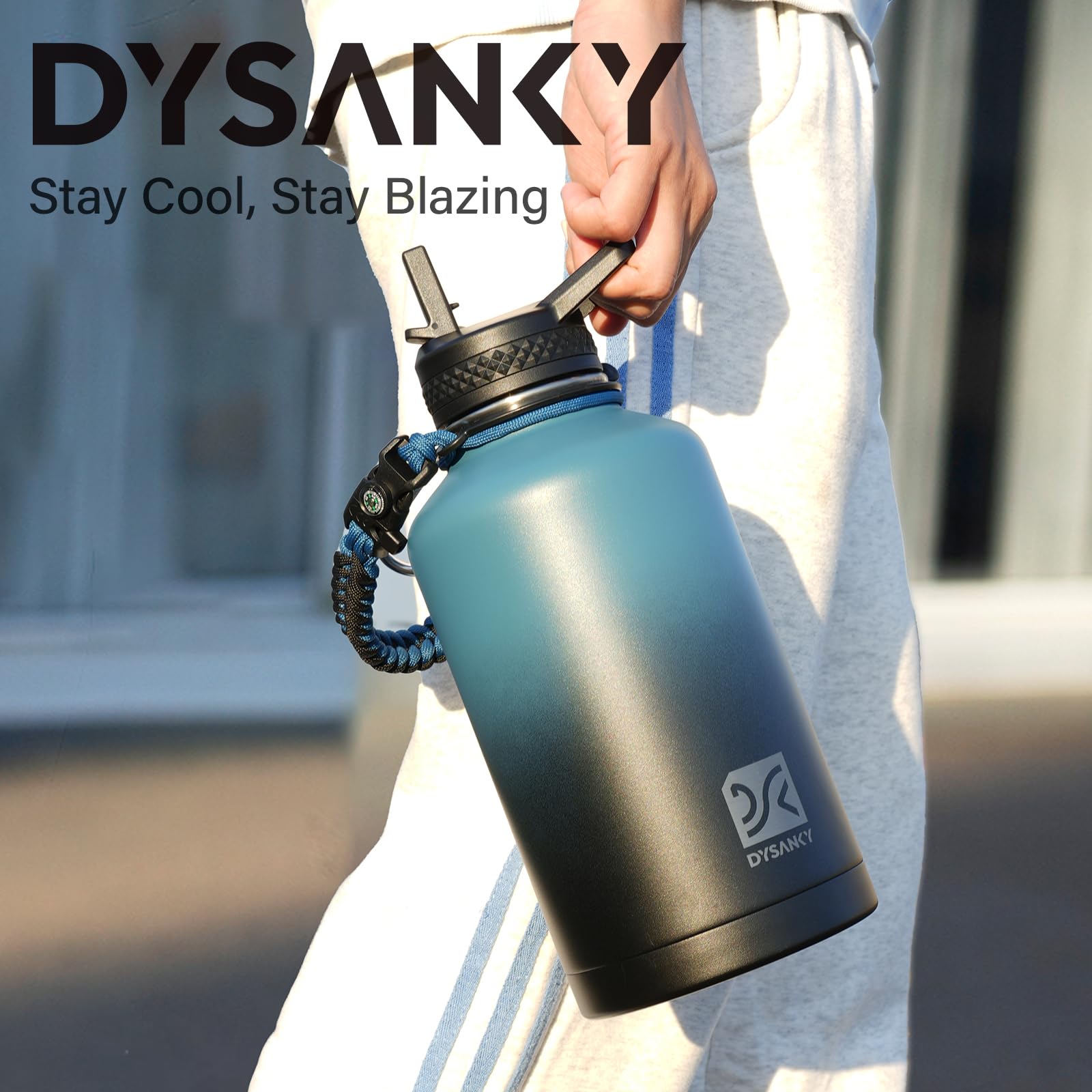 DYSANKY housse avec poche téléphone et mousqueton offrant rangement utile